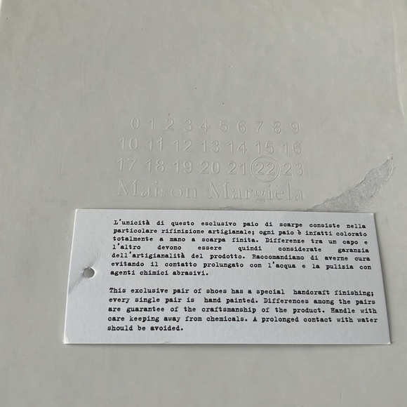 margiela hand painted tabi ballerina pumps - Picture 4 of 4